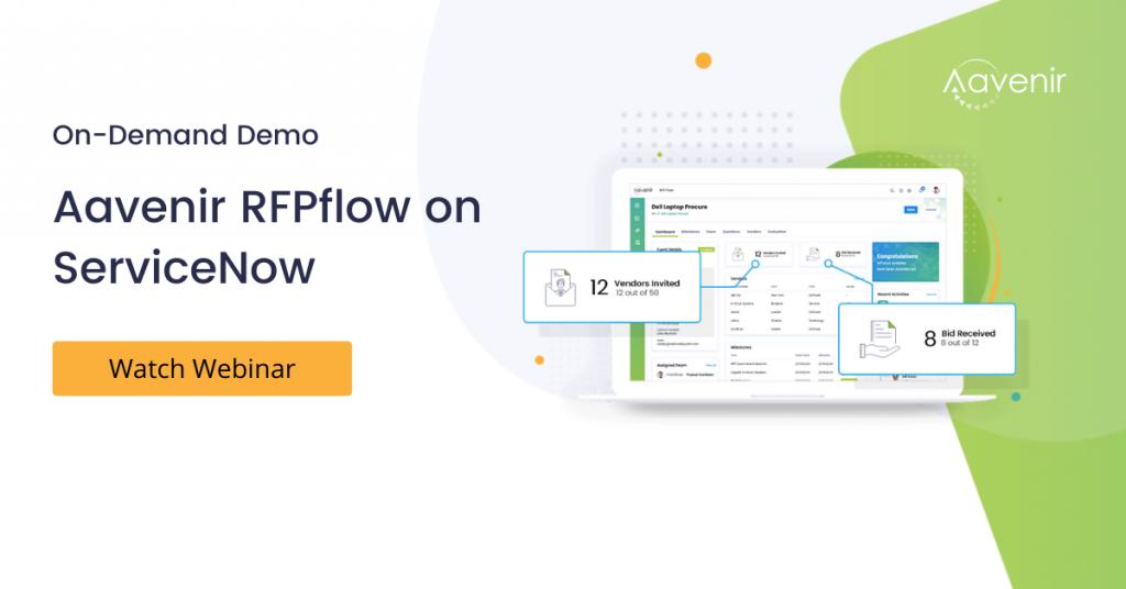 Proposal 3 Aavenir-RFPflow-request-for-proposal-automation-Software-e-sourcing-source-to-contract-on-servicenow