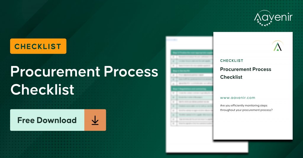 Spend Analysis Technology 3 Procurement Process Checklist