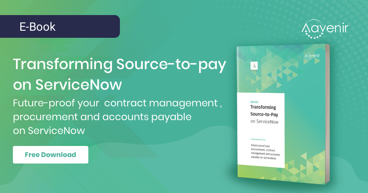 E-Book Transforming Source-to-pay on servicenow