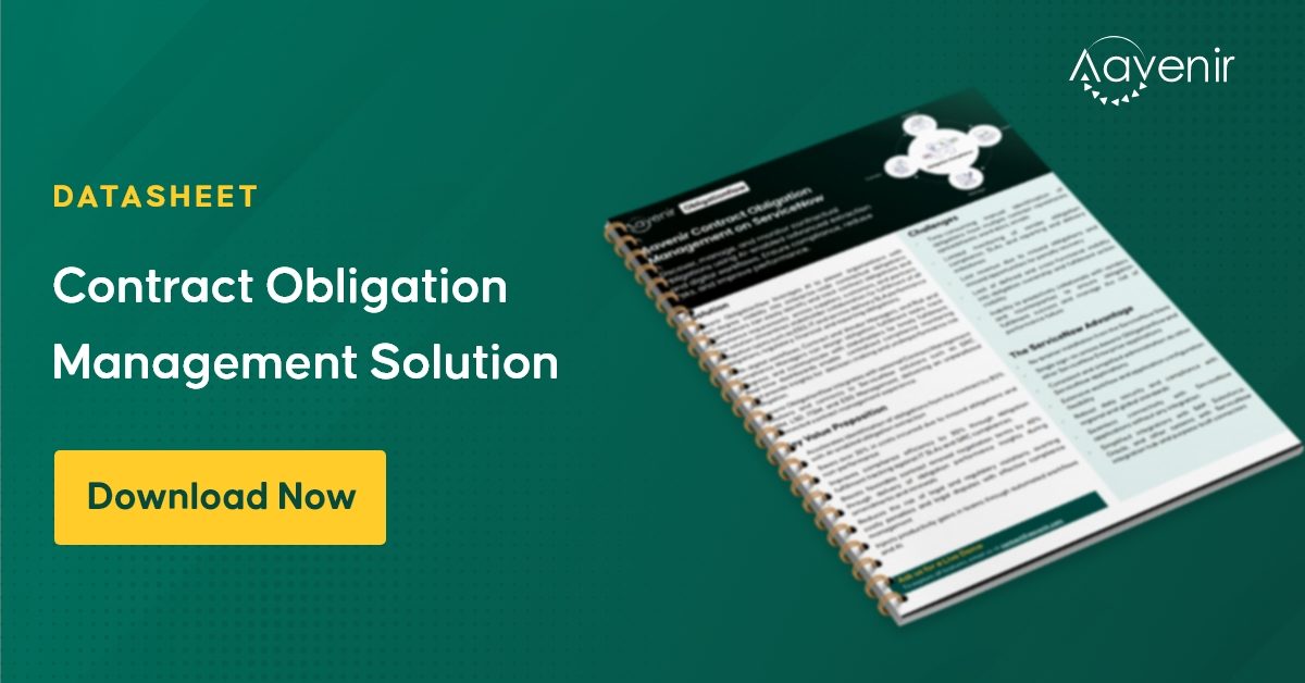 Contract Obligation Management Solution
