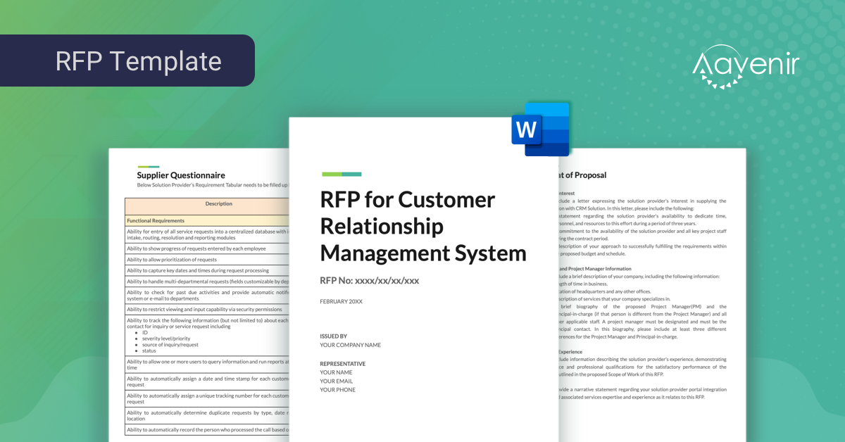 RFP-Template-Customer-Realtionship-MangementSystem