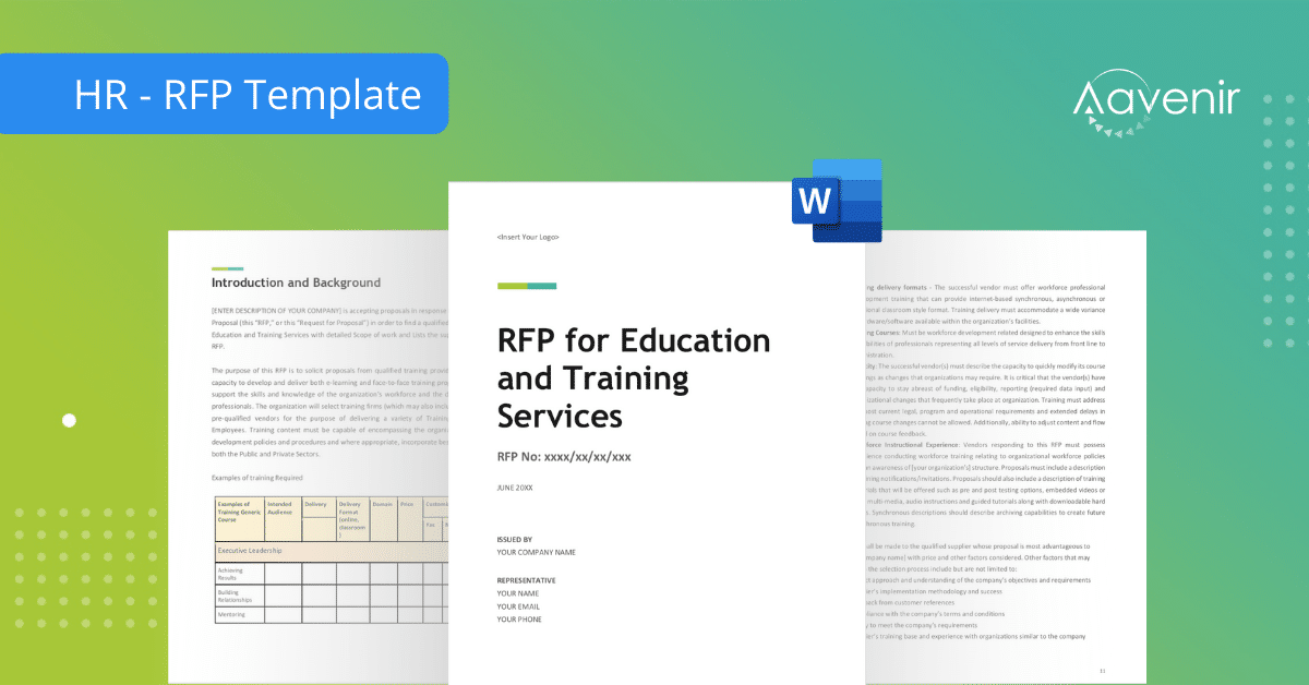 RFP-Template-for-Education-and-Training-Services-HR-Aavenir
