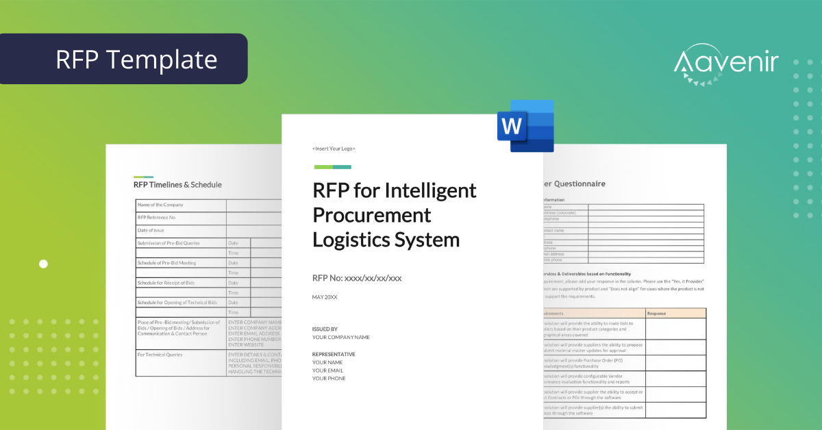 RFP_Template_For_Intelligent_Procurement_Logistics-System-Aavenir
