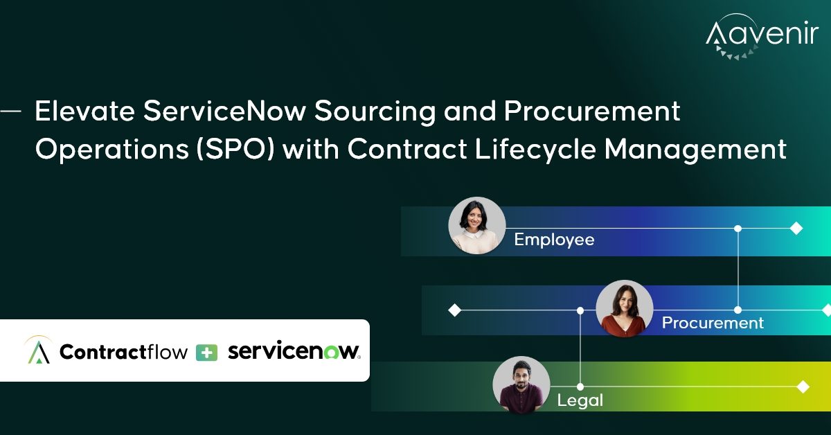 ServiceNow SPO connectivity with Aavenir Contractflow