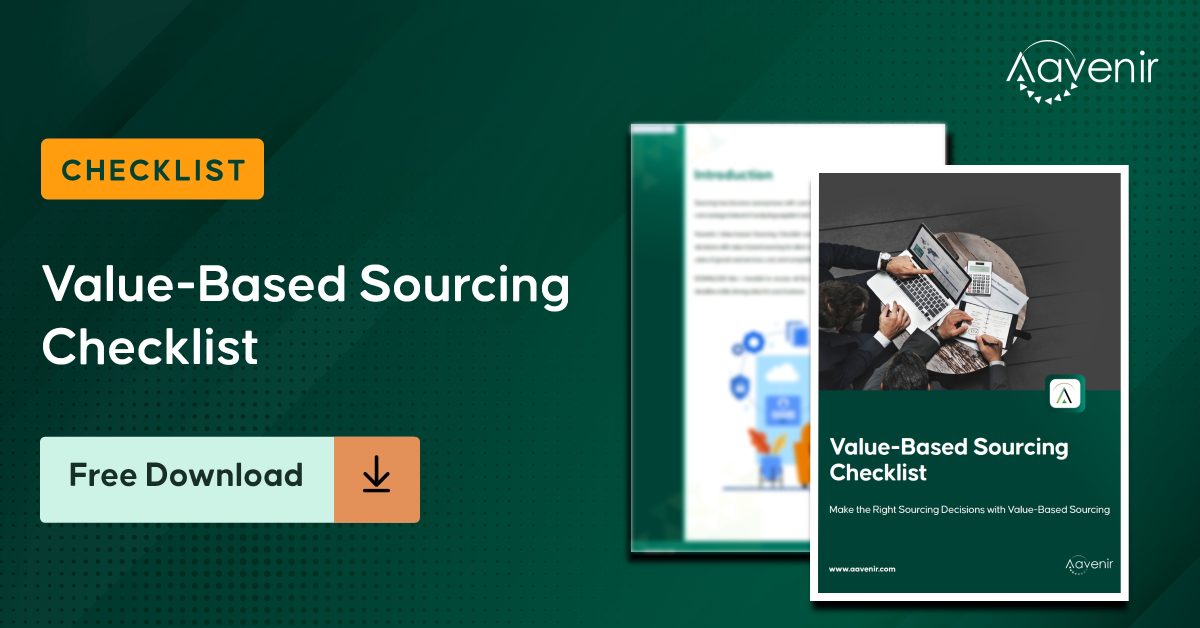 Value-Based Sourcing Checklist