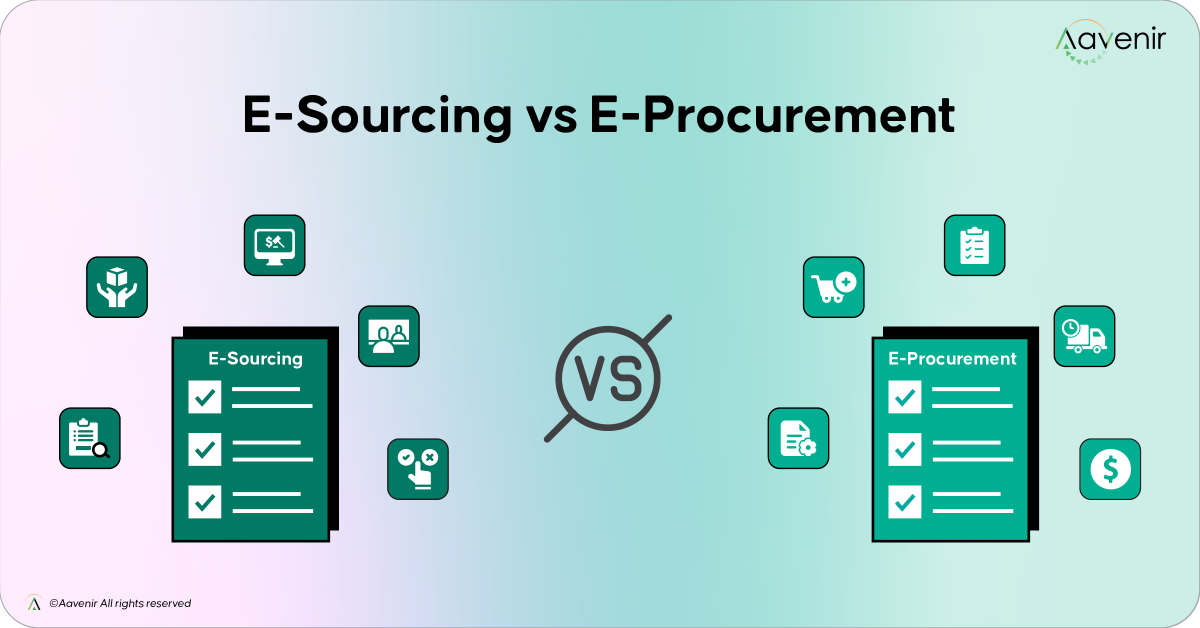 eSourcing vs eProcurement